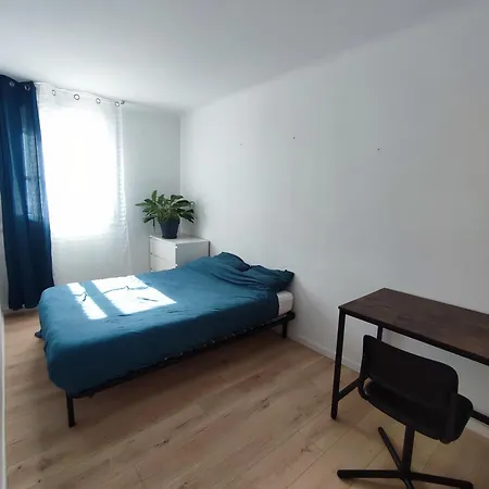 Chambre Dans Appartement Les Grands Noels Saint-Sébastien-sur-Loire Exterior foto